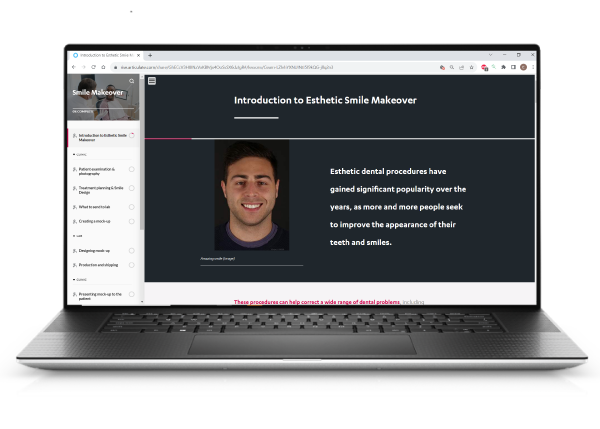 Esthetic Smile Makeover introduction course